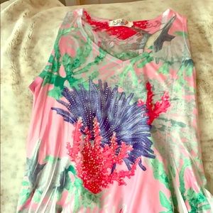 One size beach cover up